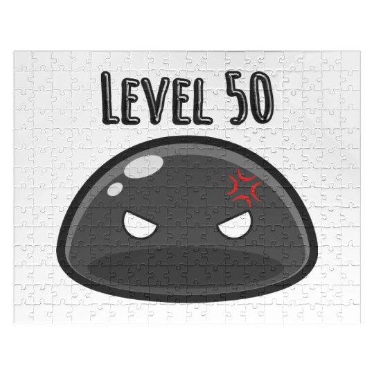 Cute Black Dungeon Slime Monster Weird Anime Jigsaw Puzzles