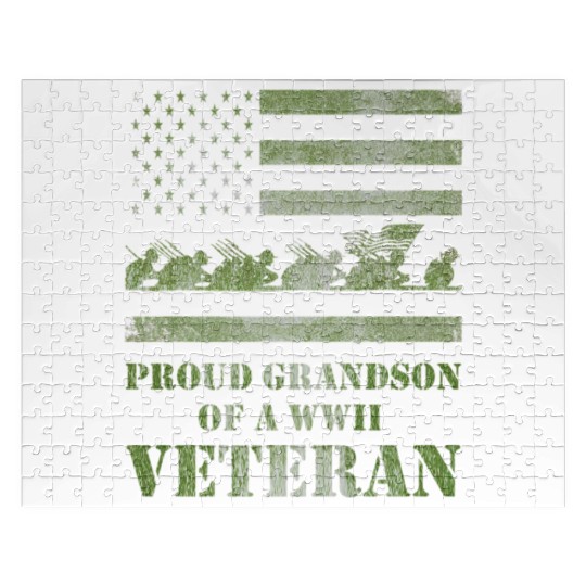 World War 2 Ii 80th Anniversary Proud Grandson Of Jigsaw Puzzles