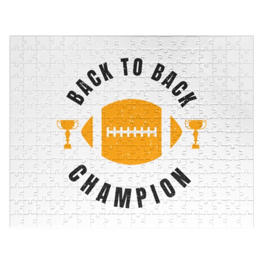 Back to Back Champion Fantasy Football Draft Party Jigsaw Puzzles
