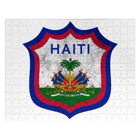 Haiti Crest Design Jigsaw Puzzles