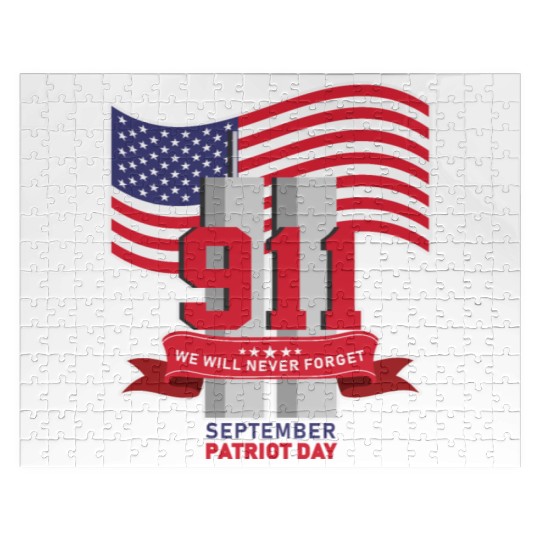 Patriot Day Never Forget 911 Anniversary Jigsaw Puzzles