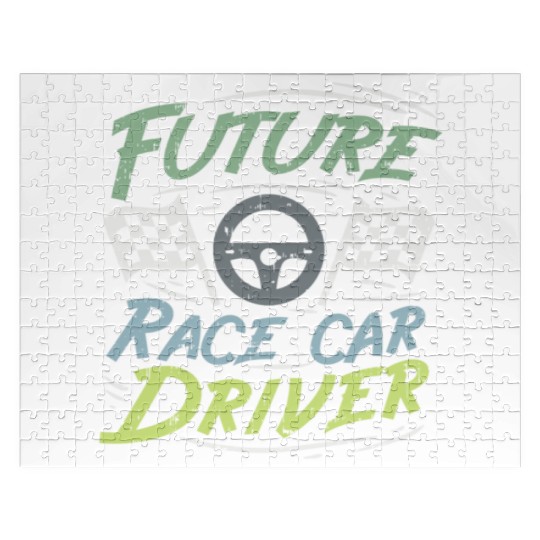Future Race Car Driver Racing Racer Gift Jigsaw Puzzles