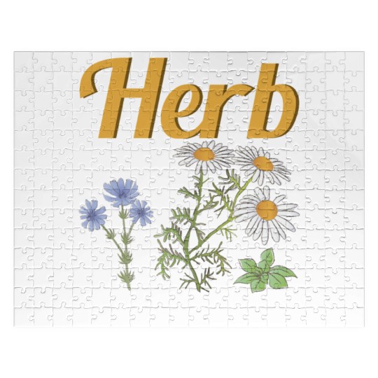 Herb Your Enthusiasm Gardener Gardening Jigsaw Puzzles