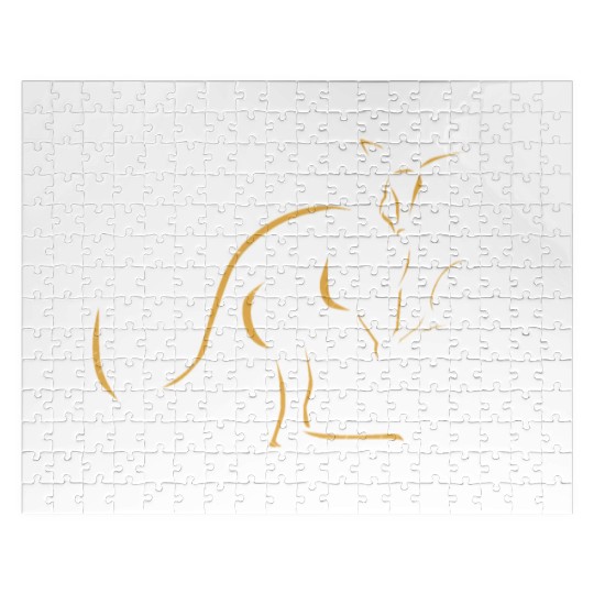 Australia Kangaroo Tennis Player Funny Gift Idea Jigsaw Puzzles