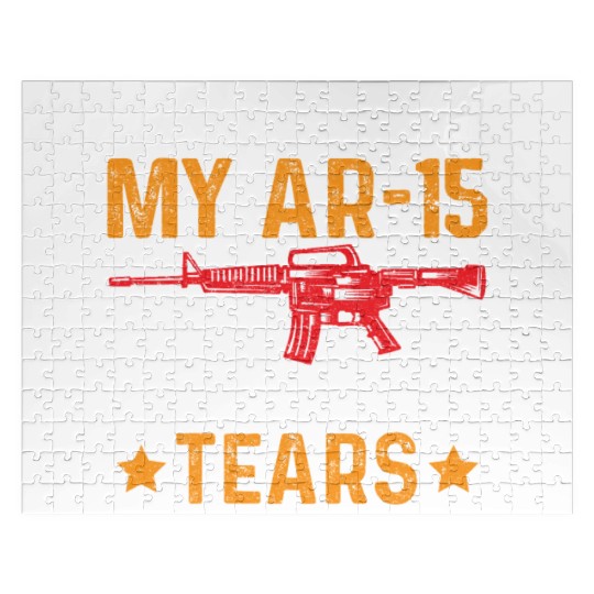 M249 Machine Gun Love 2nd Amendment Adult Pro Jigsaw Puzzles