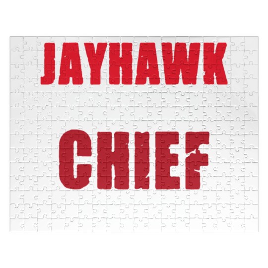 Jayhawk on Saturday Chief on Sunday Kansas City Te Jigsaw Puzzles