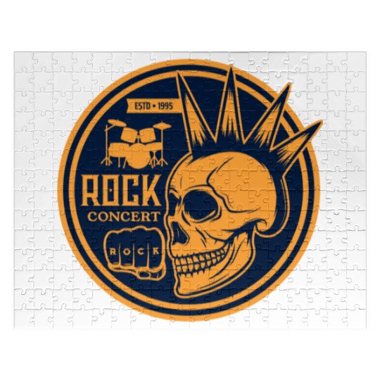 Heavy rock and punk music Jigsaw Puzzles