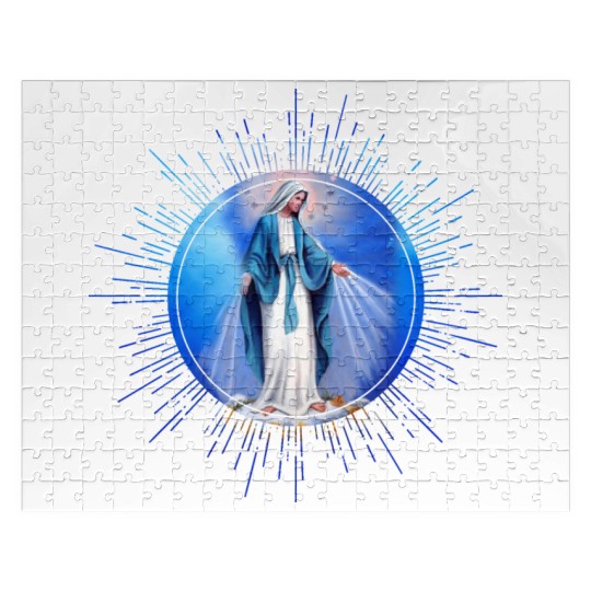 Virgin mary madonna maria ave maria catholic bibel Jigsaw Puzzles