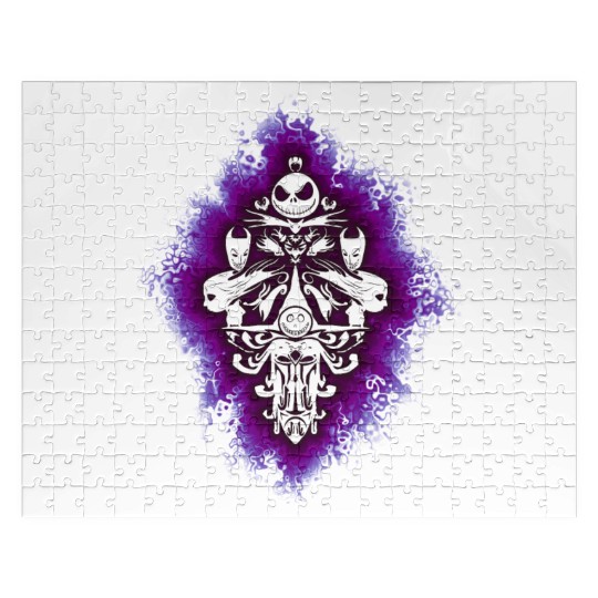Jack Skellington Haunted Mansion Wallpaper Jigsaw Puzzles