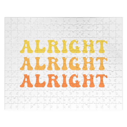 Alright Alright Alright Cool Jigsaw Puzzles