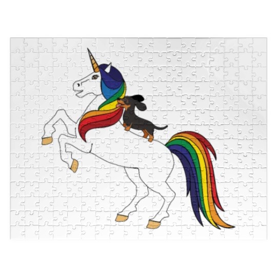 Black Dachshund Jigsaw Puzzles