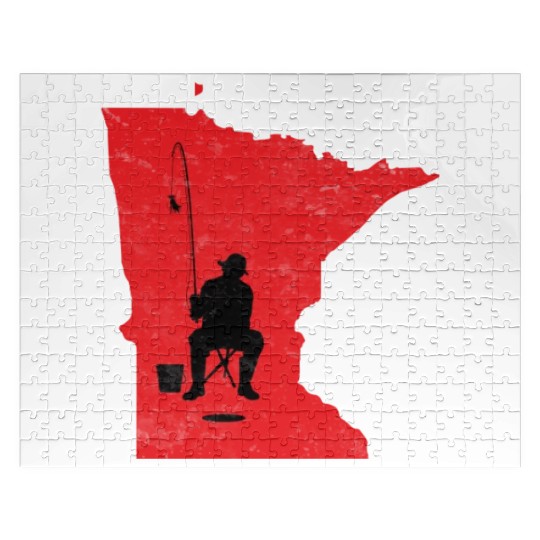 ice fishing, ice fishing ice hole, holes Jigsaw Puzzles