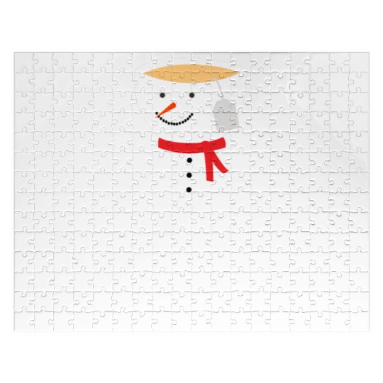 Fros-TEA the Snowman Let It Snow frosty tea Jigsaw Puzzles