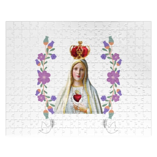 Our Lady of Fatima Immaculate Heart of Blessed Jigsaw Puzzles