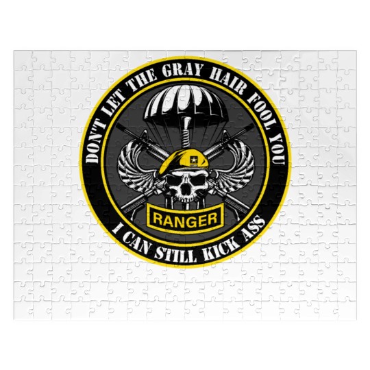 US Army Ranger Army Dad Military Veterans Day Jigsaw Puzzles