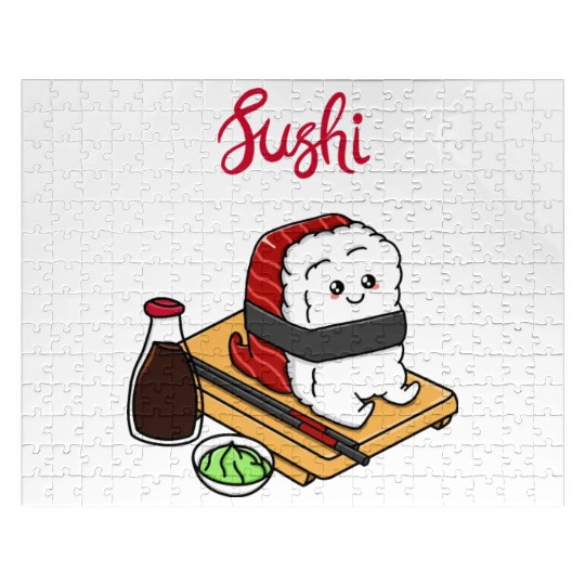 Happy Tuna Sushi Jigsaw Puzzles