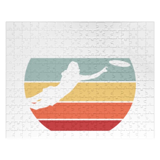 Ultimate Frisbee Retro Vintage Jigsaw Puzzles