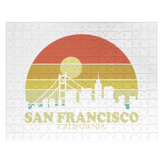 San Francisco Sunset Jigsaw Puzzles