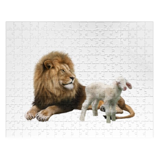 Jesus is Lion and Lamb Jigsaw Puzzles