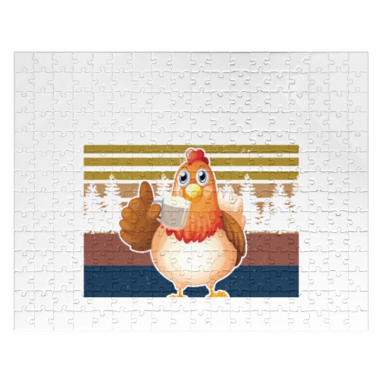 Chickens And Coffee | Chicken Jigsaw Puzzles