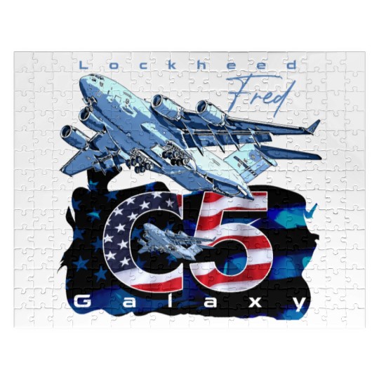 C5 Galaxy Us Air Force Aircraft Jigsaw Puzzles