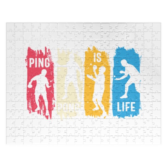 Ping Pong Lovers - Table Tennis - Ping Pong Saying Jigsaw Puzzles
