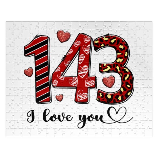 1 4 3 I Love You Jigsaw Puzzles
