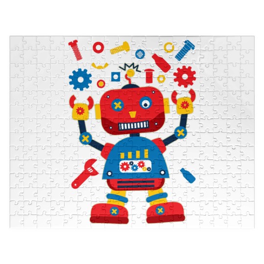 Robot Engineer Science Technology Robots Jigsaw Puzzles