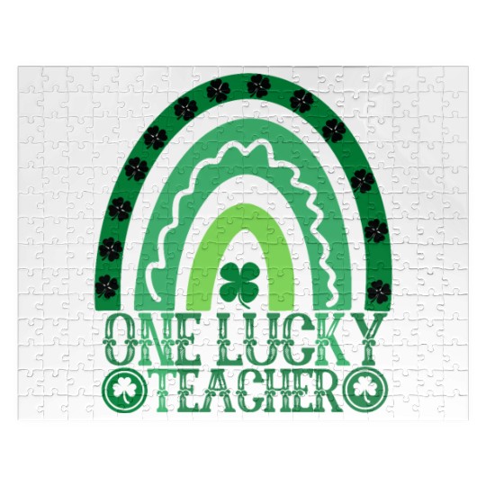 One Lucky Teacher Rainbow St Patrick’s Day Jigsaw Puzzles