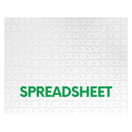 Keep calm I have a spreadsheet for that - Excel an Jigsaw Puzzles
