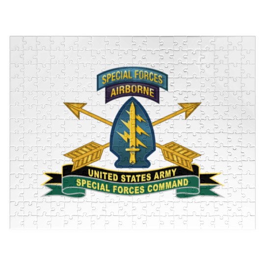 Army US Army Special Forces Command SSI Jigsaw Puzzles