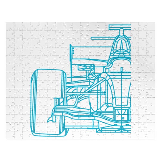 Formula Racecar Schematic Race Car Formula Racing Jigsaw Puzzles