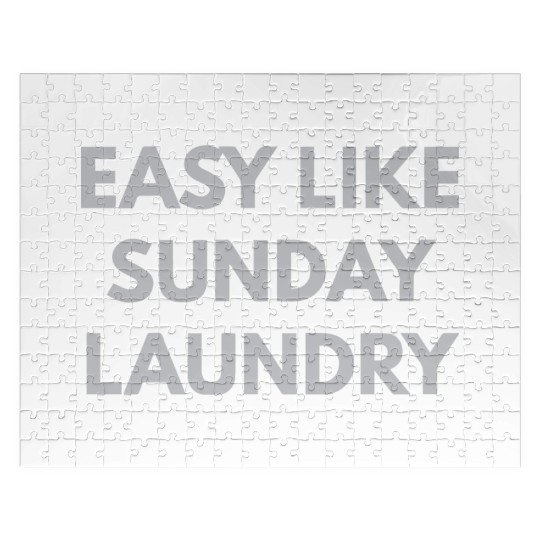 Easy Like Sunday Laundry Jigsaw Puzzles
