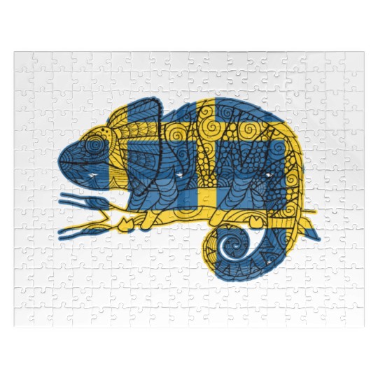 COLORFUL CHAMELEON, WILD CHAMELEON, wild life, CHA Jigsaw Puzzles