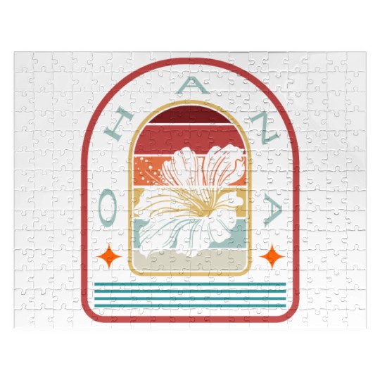 Ohana Hawaii Jigsaw Puzzles, Hawaiian Vacation Hibiscus