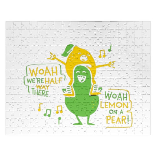 Lemon On A Pear Funny Meme Lemon On A Pear Teacher Jigsaw Puzzles
