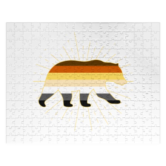 Save A Horse Ride A Bear Gay Bear Brotherhood Jigsaw Puzzles