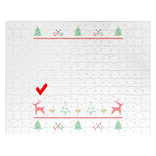 Naughty Nice Bus Driver, Matching Christmas Group Jigsaw Puzzles