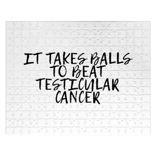 It Takes Balls To Beat Testicular Cancer 4 Jigsaw Puzzles