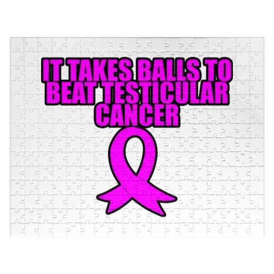 It Takes Balls To Beat Testicular Cancer 3 Jigsaw Puzzles