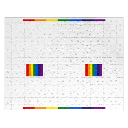 Proud Mom of a Smartass Gay Son LGBT Gay Pride Jigsaw Puzzles