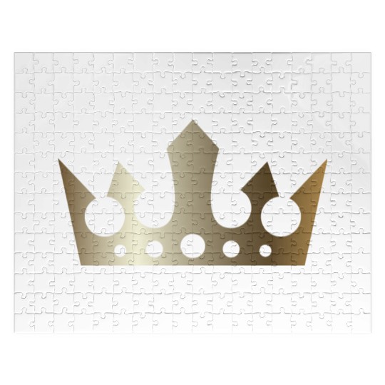 VIP golden crown king gold vector image monarch Jigsaw Puzzles