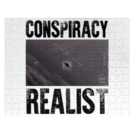 Conspiracy Realist I Want To Believe Believer Jigsaw Puzzles