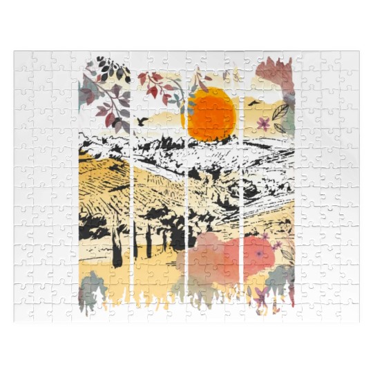 A Wilderness Somewhere, Trees and Nature, Mist Jigsaw Puzzles