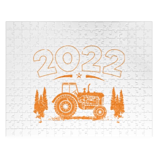 Retired Farmer Funny Retirement Tractor Jigsaw Puzzles