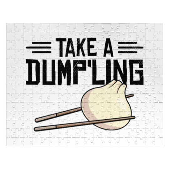 Dumpling Asian Food Chinese Food Fan Jigsaw Puzzles