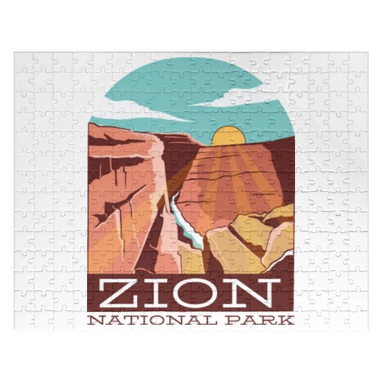 Zion National Park Zion National Park gift inspira Jigsaw Puzzles