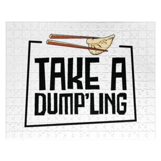Dumpling Asian Food Chinese Food Fan Jigsaw Puzzles