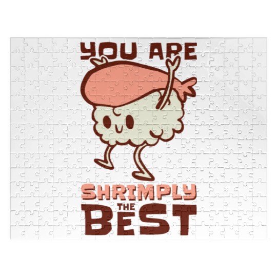 Asian Food Sushi Shrimp Food Sushi Lover Jigsaw Puzzles