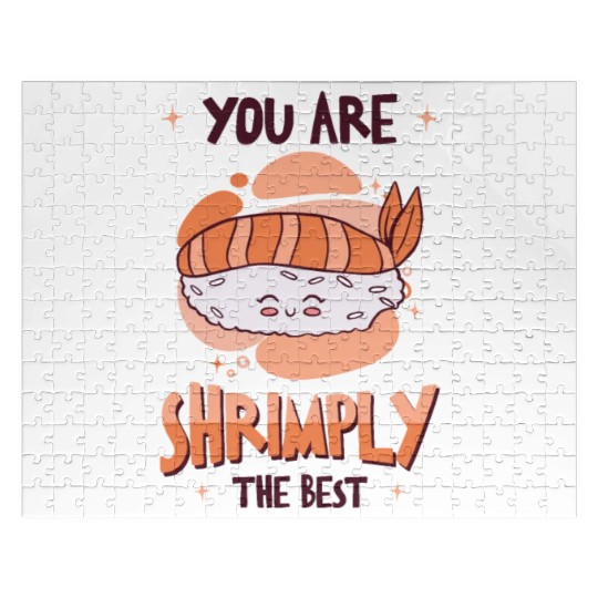 Asian Food Sushi Shrimp Food Sushi Lover Jigsaw Puzzles